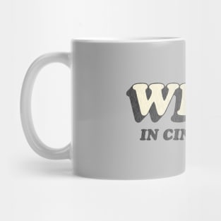 WKRP in Cincinnati Vintage Black Mug